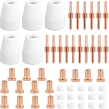 50PCS PT-31 Plasma Cutter Tips fits CUT-45 CUT-50 CT-312 MIG205MP