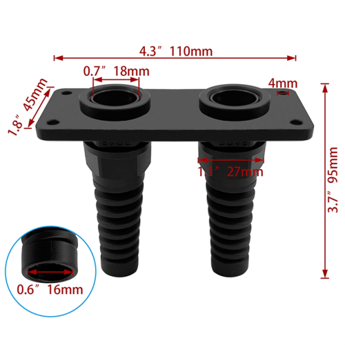 Two-in-One Hydraulic Pipe Protective Cover Cable Gland 1