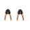 2pcs Closed Crimper for Deutsch Solid Contacts Gage 16 1