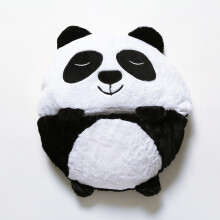 (Panda,160x60cm)Sac de couchage enfant flanelle pliable motif licorne panda motif requin hibou dessin animé
