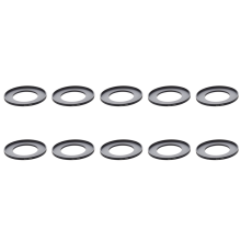 Kameralinsefilter Step Up Ring 49mm-77mm Adapter Sort