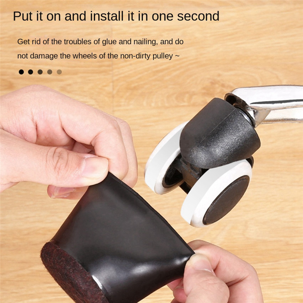 10X Rubber Bed Office Chair Wheel Stopper Furniture Legs Caster Cups-image-OPC-PJVKW22-NEW