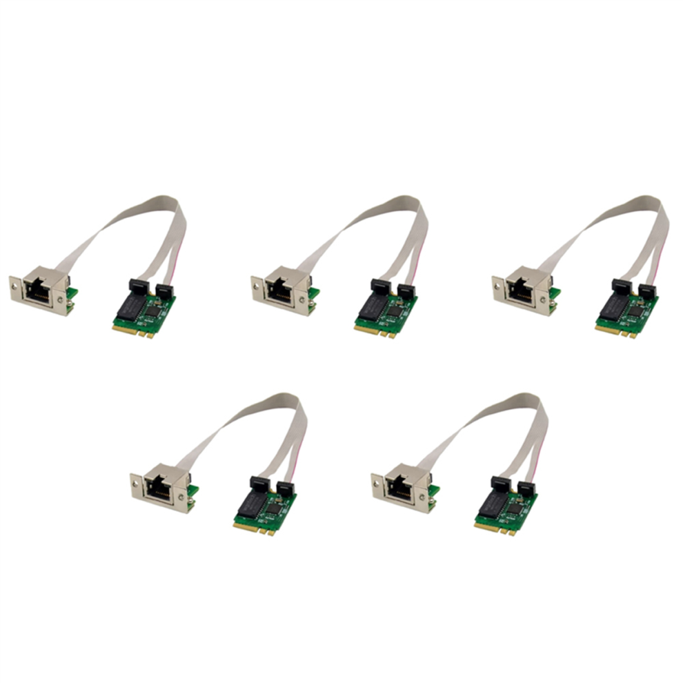 5X M.2 A+E 2.5G Ethernet Adapter 2.5G/1G/100M M.2 Network Card 8125B 4711585143988