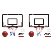 2X Indoor Mini Basketball Hoop Set Mini Basketball Hoop Set Black