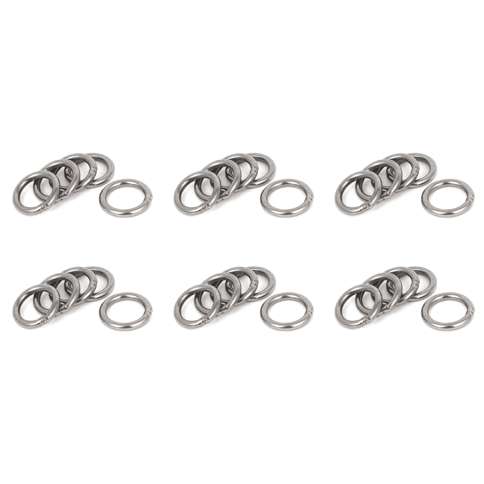 20Mm X 3Mm Stainless Steel Webbing Strapping Welded O Rings 5 Pcs 4711585146576