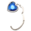 Heart-Shape Foldable Purse Handbag Hanger Hook Holder 5