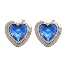 Heart-Shape Foldable Purse Handbag Hanger Hook Holder