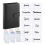 25Pcs A6 PU Leather Budget Binder Set, Binder Cover Planner Black 2