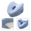 Orthopedic Pillow Heartshaped For Sleeping Memory Foam Positioner Pillows Leg 5