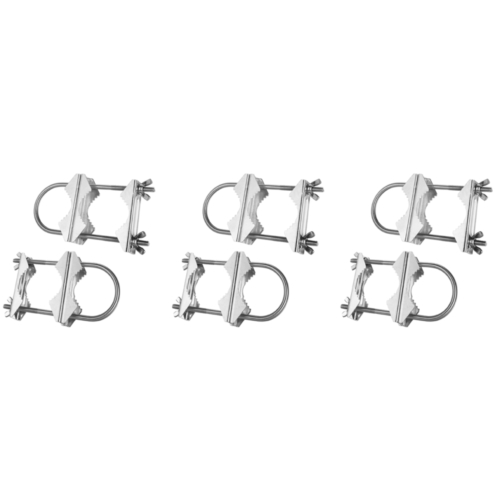 Double Antenna Mast Clamp V Jaw Block With U Bolts For Tv,Cb,Ham 4711585125717