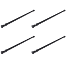 Spring Curtain Rail Pole Telescopic Bath Window Tension Rod,40-70Cm