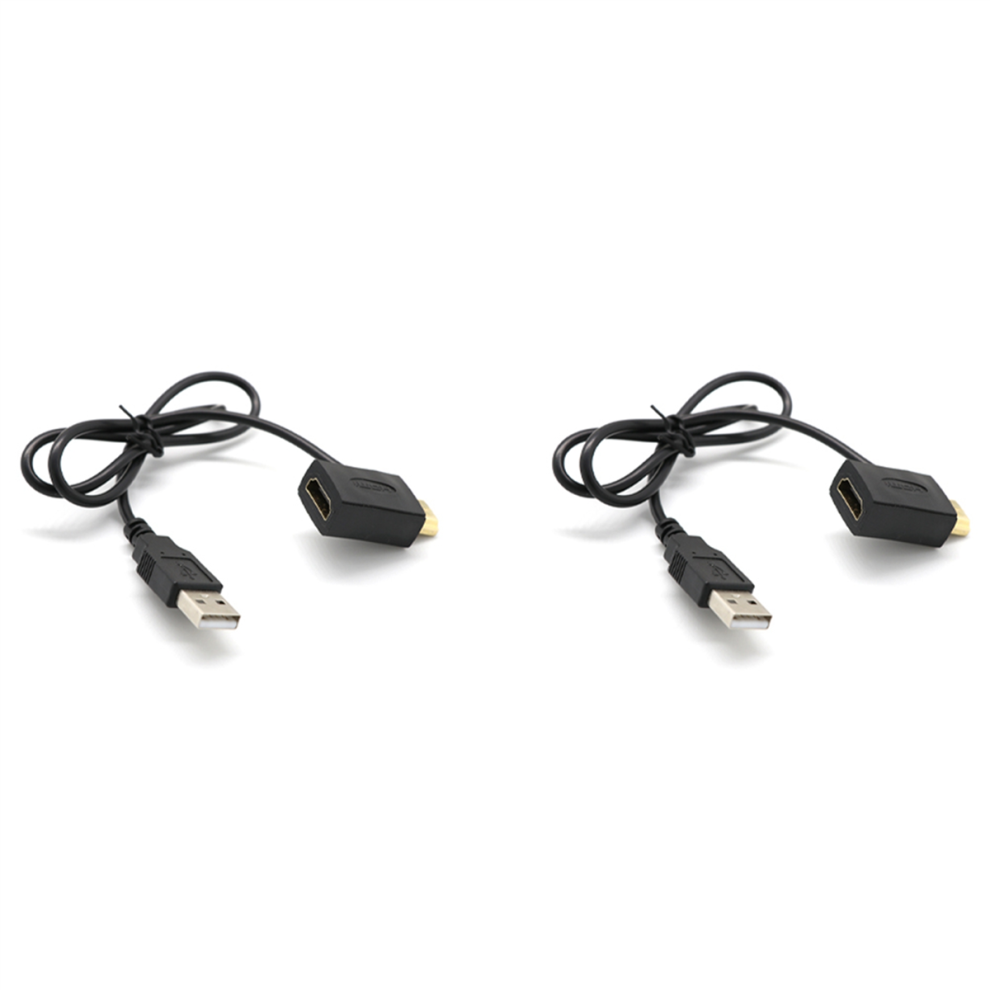 Male To Female Connector + Usb 2.0 Charger Cable Extender 4711585123645