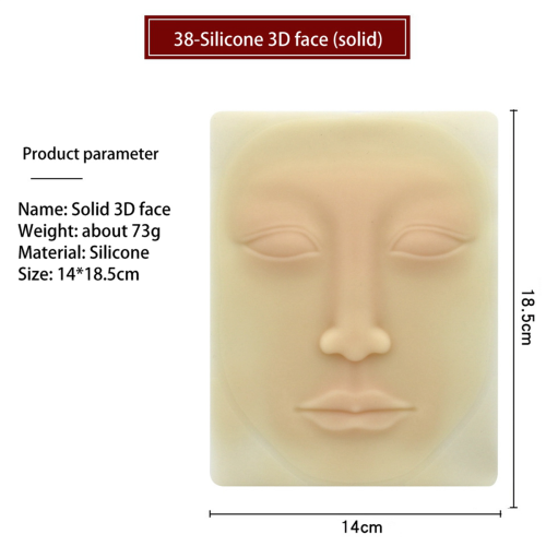 Beginner 3D Silicone Permanent Makeup for Microblading Face 1
