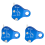 3X Safety Climbing Protective Ascender 220LB Rope Grip,Blue 1