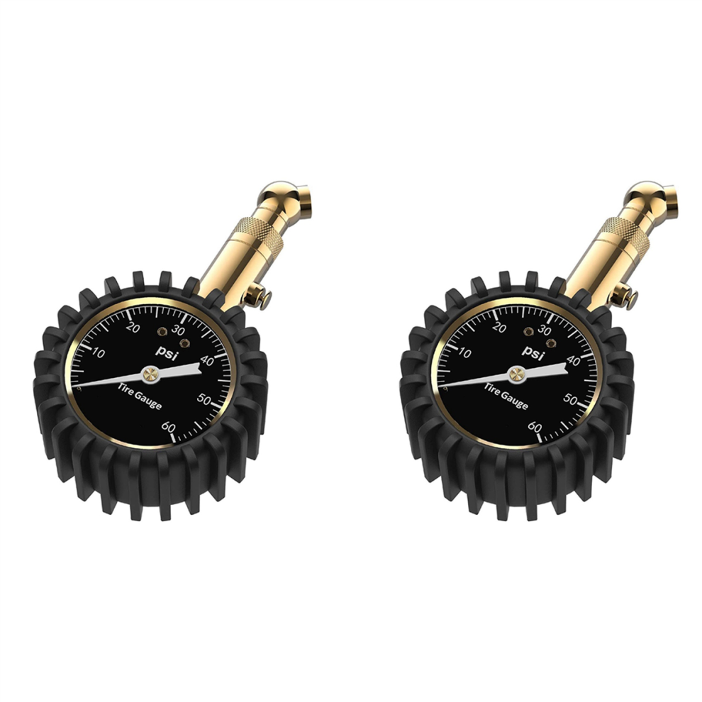 Tire Pressure Gauge - (0-60 Psi) Heavy Duty, Accurate With Glow Dial 4711585126271