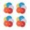40Pack Flat Disc Markers Football Speed Agility Training Markers 1