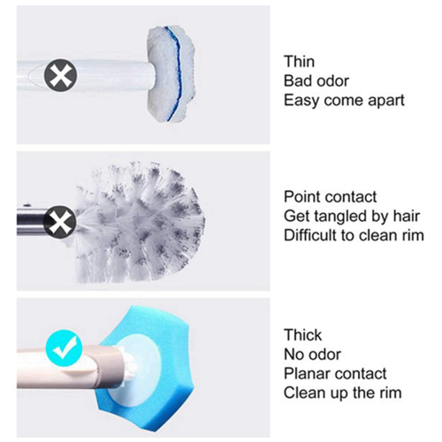Disposable Toilet Flushable Refill Fresh Brush Refills - 40 Refills 2