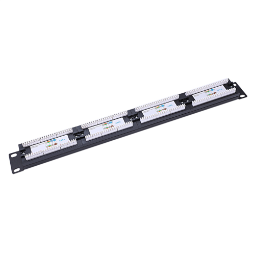UTP 24 Port Rj45 Patch Panel Rack Ethernet Network Adapter CAT6 1
