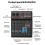 4 Channel Bluetooth Mixer Audio Mixing DJ Console with Reverb Effect 7