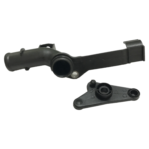 Black Plastic Engine Water Pipe to Cylinder Head 1
