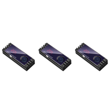 M2 SSD 2280 NVME SSD Solid State Harddisk Radiator Varme Sort