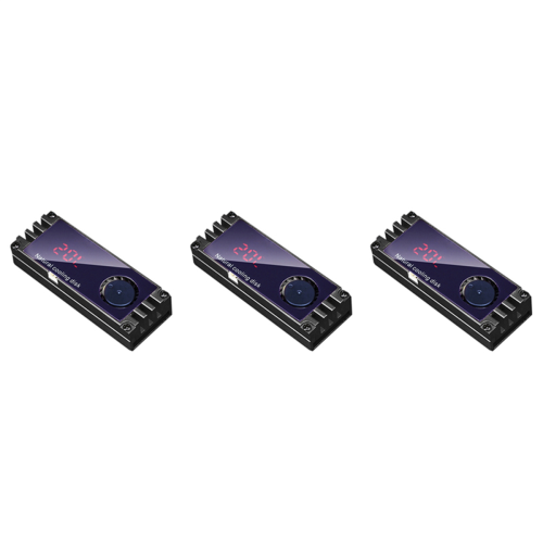 M2 SSD 2280 NVME SSD Solid State Harddisk Radiator Varme Sort