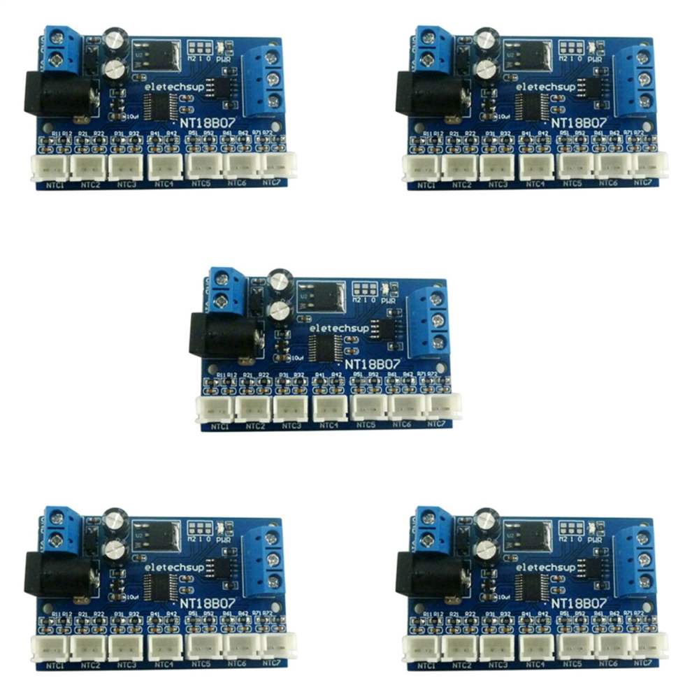 7 Channel RS485 Temperature Sensor Measurement MODBUS RTU