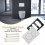 (Silver)For Geberit Sigma 01 Dual Push Button Flush Plate Actuator Wc Cistern Concealed 2