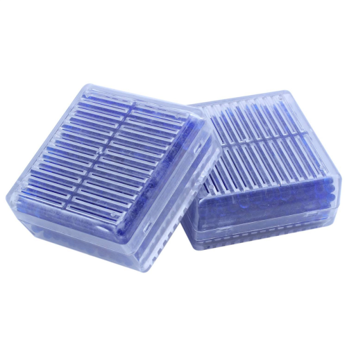 2pcs Blue Indicating Silica Gel Desiccant Moisture For Absorb Box 1