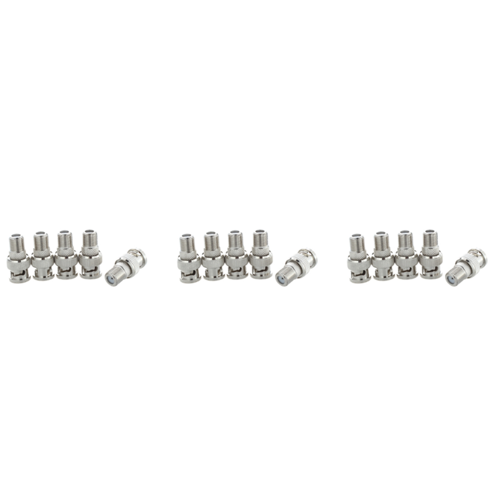 10Pcs Bnc Male Plug To F Female Jack Adapter Coax Connector Coupler 4713866732539