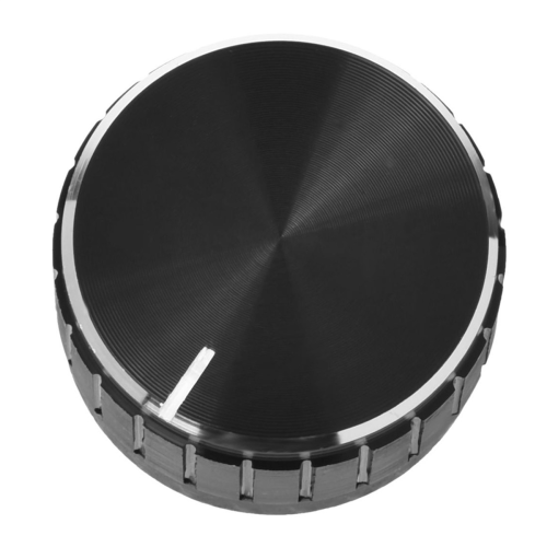 Black Aluminum Volume Control Amplifier Knob Wheel 1