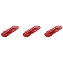 Rot Air Hockey Set (8 Stk. 63mm Air Hockey Puck)