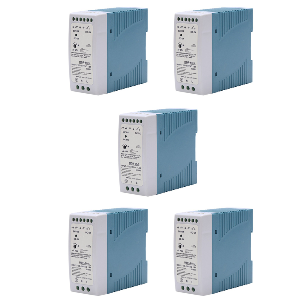 Mdr-60 5V 60W Din Rail Power Supply Ac-Dc Driver Voltage Regulator 4713866732836