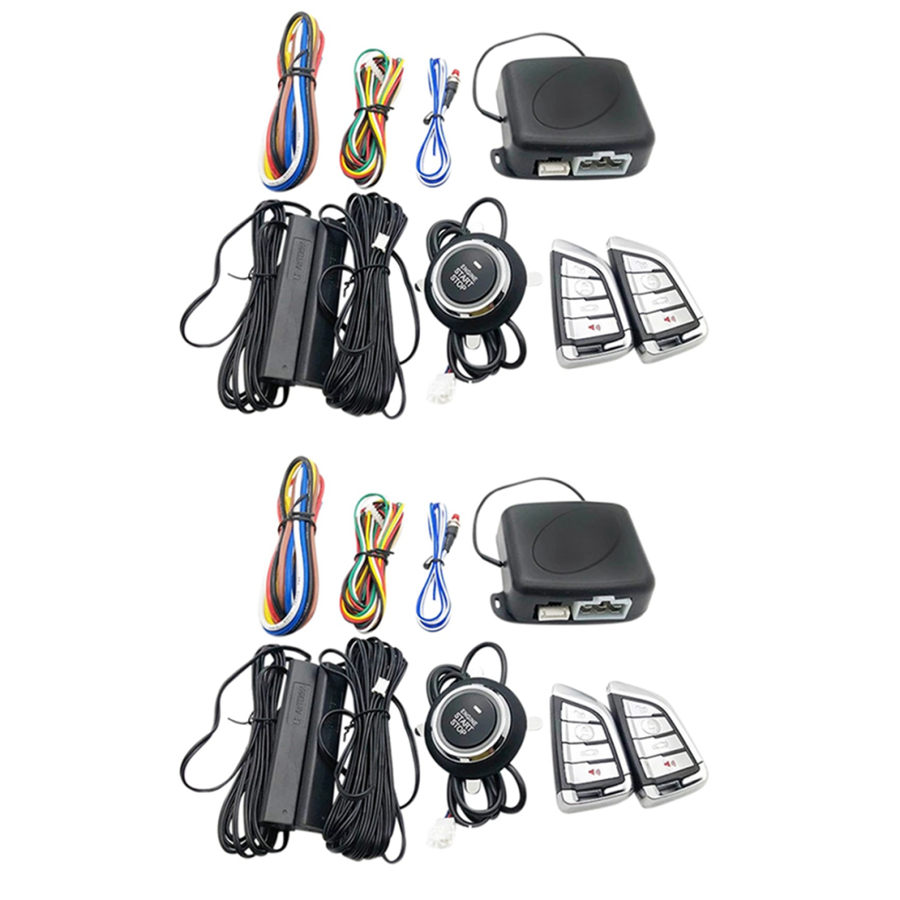 4X Car Engine One-Key Start-Stop Button System Keyless Entry System 4713866731273