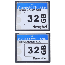 Professionelt 32GB Compact Flash-hukommelseskort (hvidt og blåt)