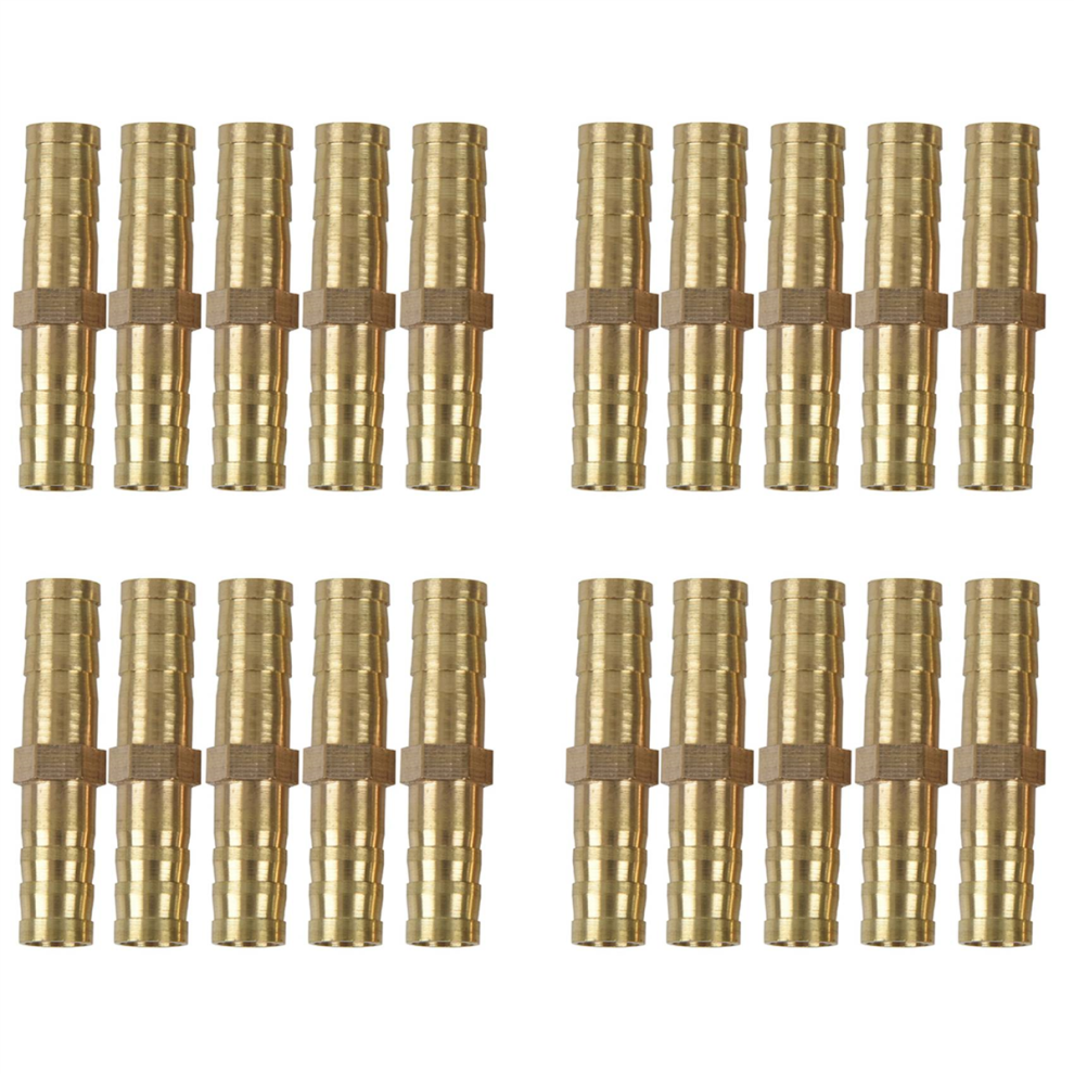5Pcs 8Mm Inner Dia Air Gas Straight Hose Pipe Barb Coupler 4713866730283