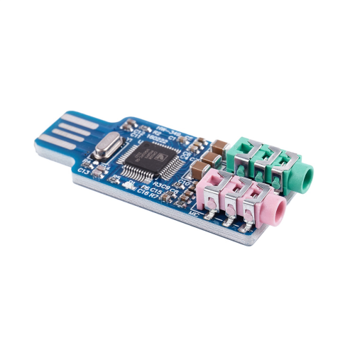 Gratis driver USB-lydkort CM108 USB-lydkortchip Blå 2