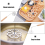 Rosette Timbale Iron Set with Handle for Kitchen Gadget Flower 6