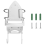 Iron Board Hanger Wall Electric Iron Holder with Removable Hooks -2 2