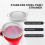 Paint Strainer Mesh Stainless Steel Filter 60-Mesh 11.4Inch Width 5