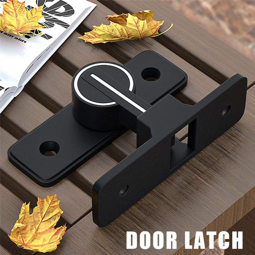 Barn Door Lock Hardware, 90 Degree Heavy Duty Gate Latches 1 Pack 4713866737152