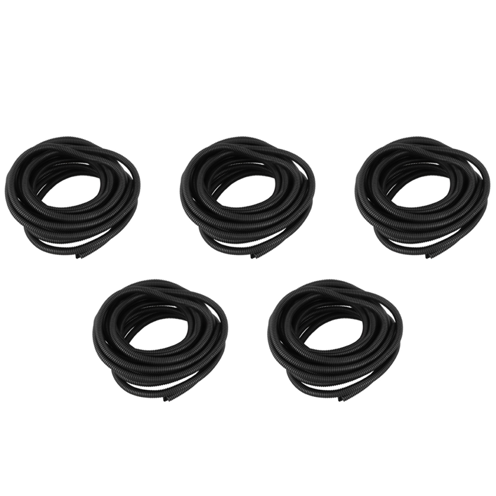 25 Ft Split Wire Conduit Polyethylene Tubing Black 4713866733291