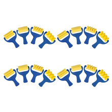 Set of 4pcs Sponge Paint Roller Brush DIY Children Painting Brushes