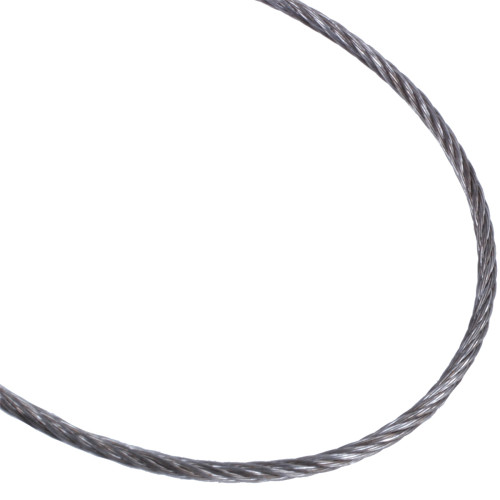 Kabelrigg i rostfritt stål, längd: 15 m, diameter: 1,0 mm 2