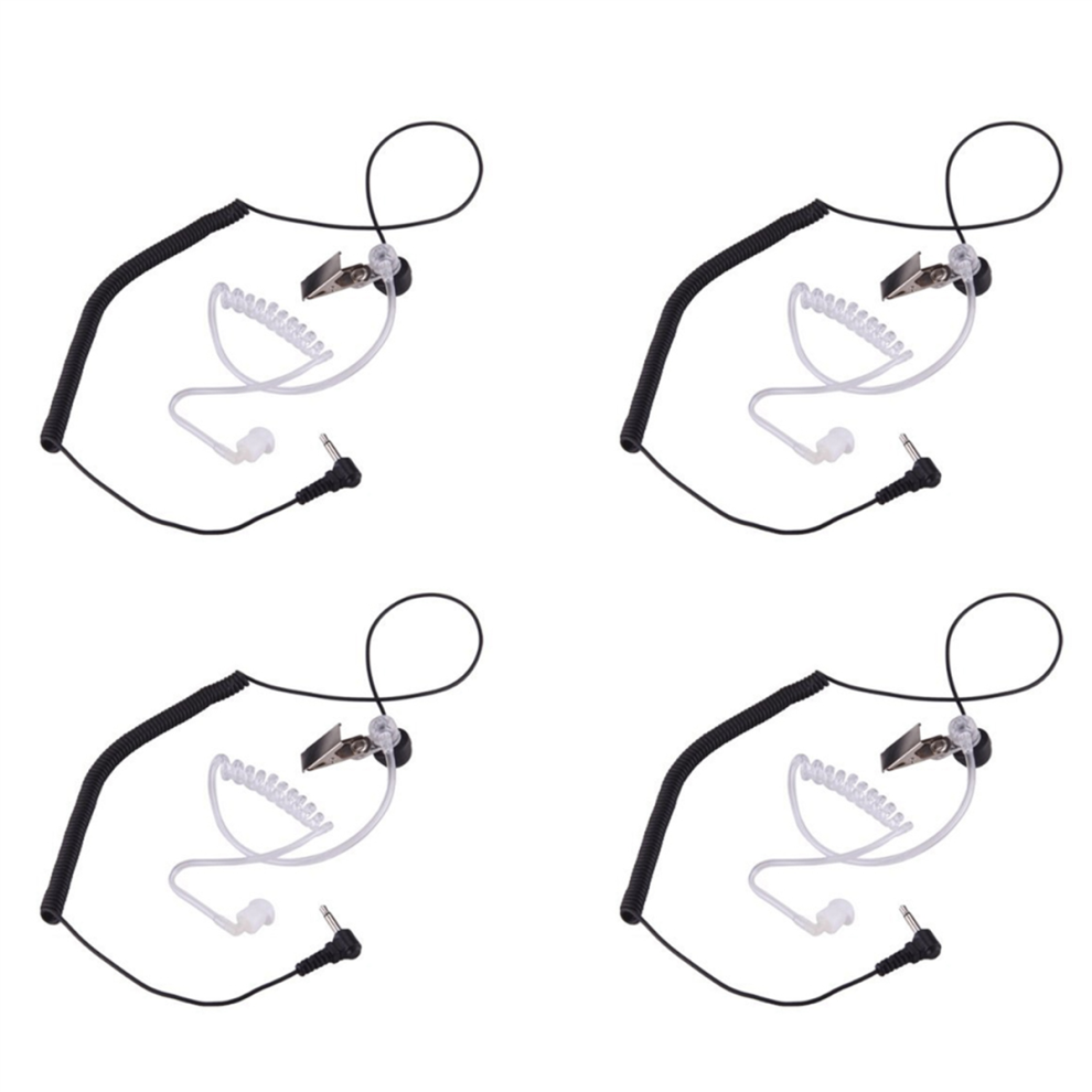 3.5Mm Acoustic Tube Earpiece For Apx7000 Headset Earphone Black/White 4713866733123