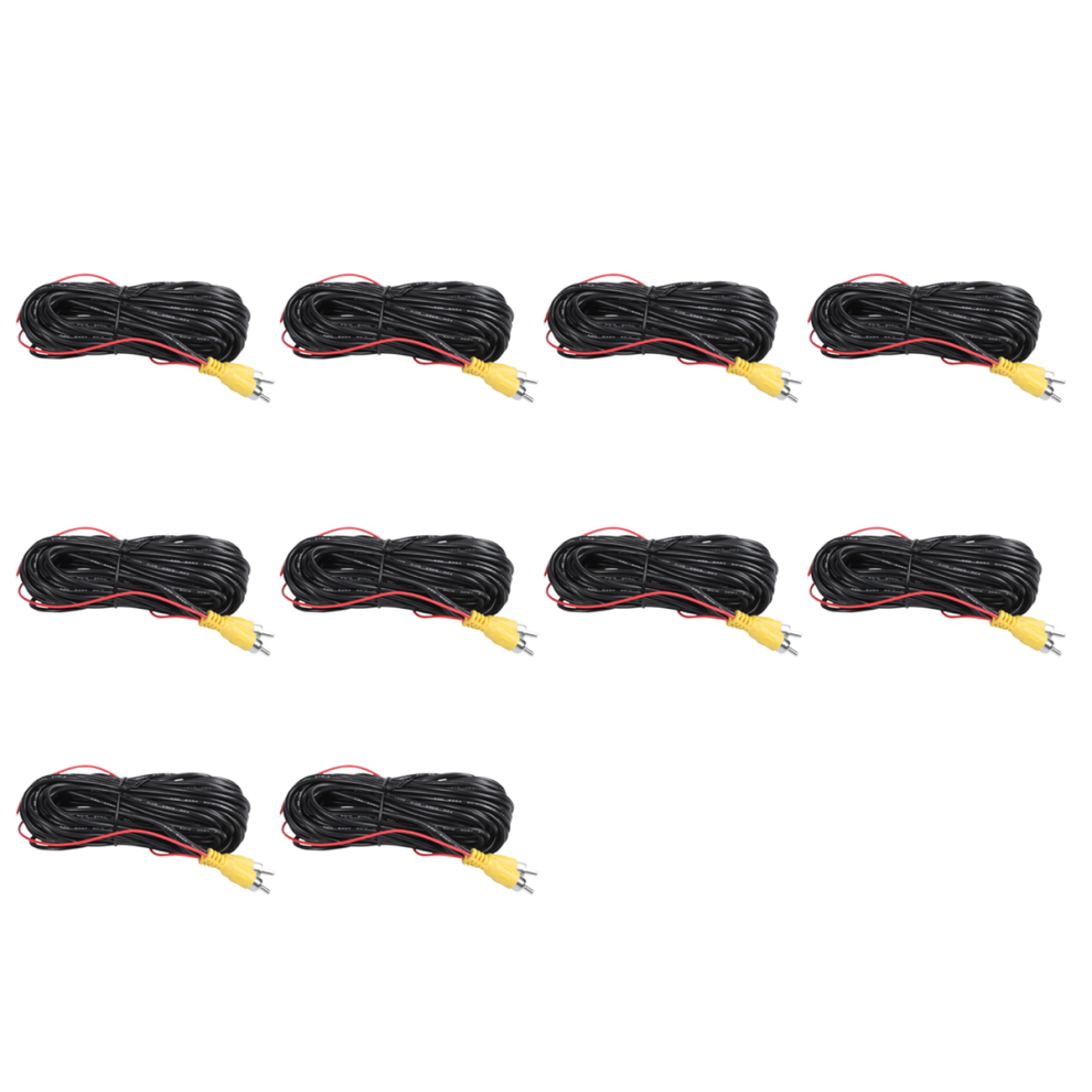 Reverse Rear View Parking Camera Video Extension Cable, 10 M 4713866733246