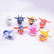 Wings Super 8pcs Toys Mini Planes Model Transformation Airplane Robot Gift Kids