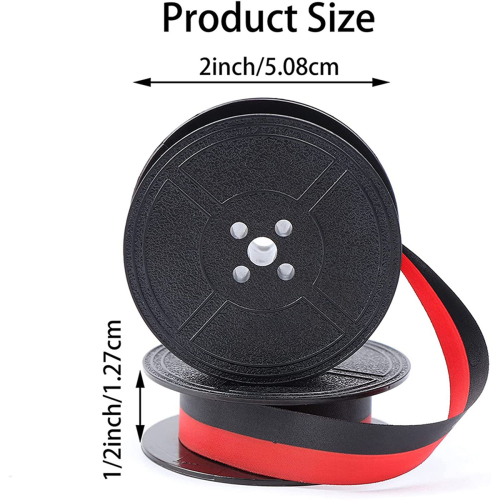 6Pack Typewriter Ribbon Twin Spool Red & Black for Most Typewriter 1