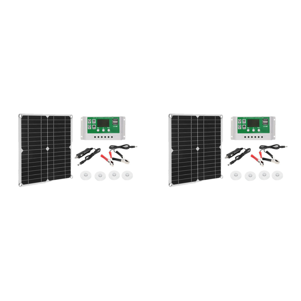 12W Solar Panel Kit 50A 12V Battery Charger With Controller Caravan 4713866738548