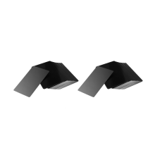 100Pcs Black Aluminum Alloy Card Engraving Metal Business Access